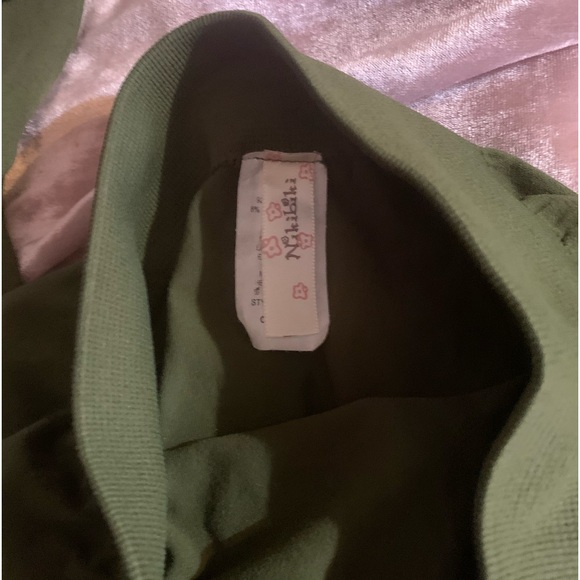 NWT Nikibiki tight stretchy long forest green leggings O/S - Picture 4 of 5